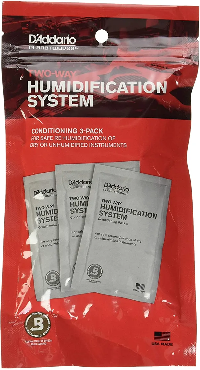 Three small rectangular packets in a clear plastic bag