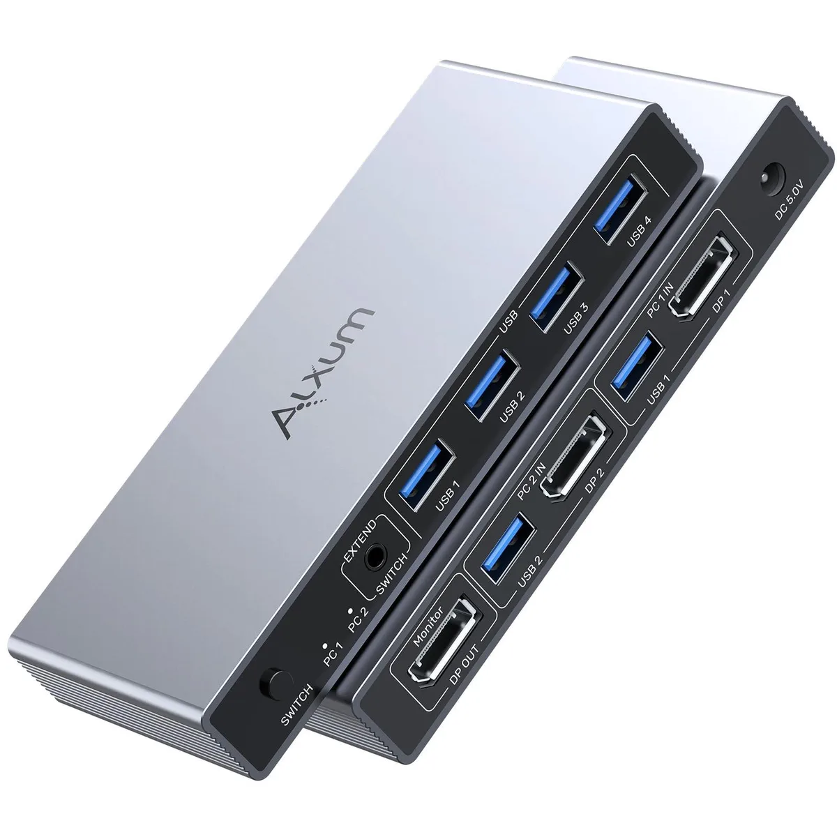  Club3D SJW-DP202C DP 1.4 KVM switch 8K 60Hz 4 USB 3.0 — product photo