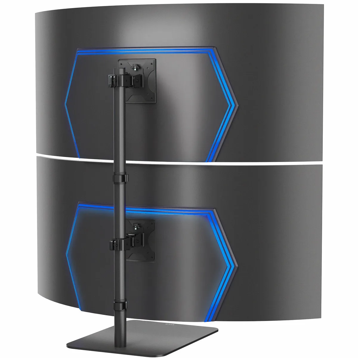 VIVO VIVO Dual Ultrawide Monitor Desk Stand STAND-V200L 45 in 25 lbs 32 in pole 12.6 x 17 base — product photo