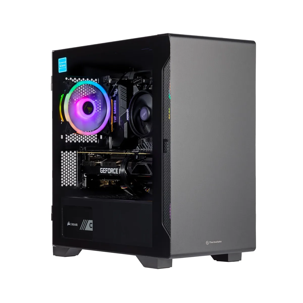Velztorm Velztorm Erebix Gaming Desktop PC Ryzen 3 3100 GTX 1050 Ti 16GB DDR4 2TB SSD — product photo