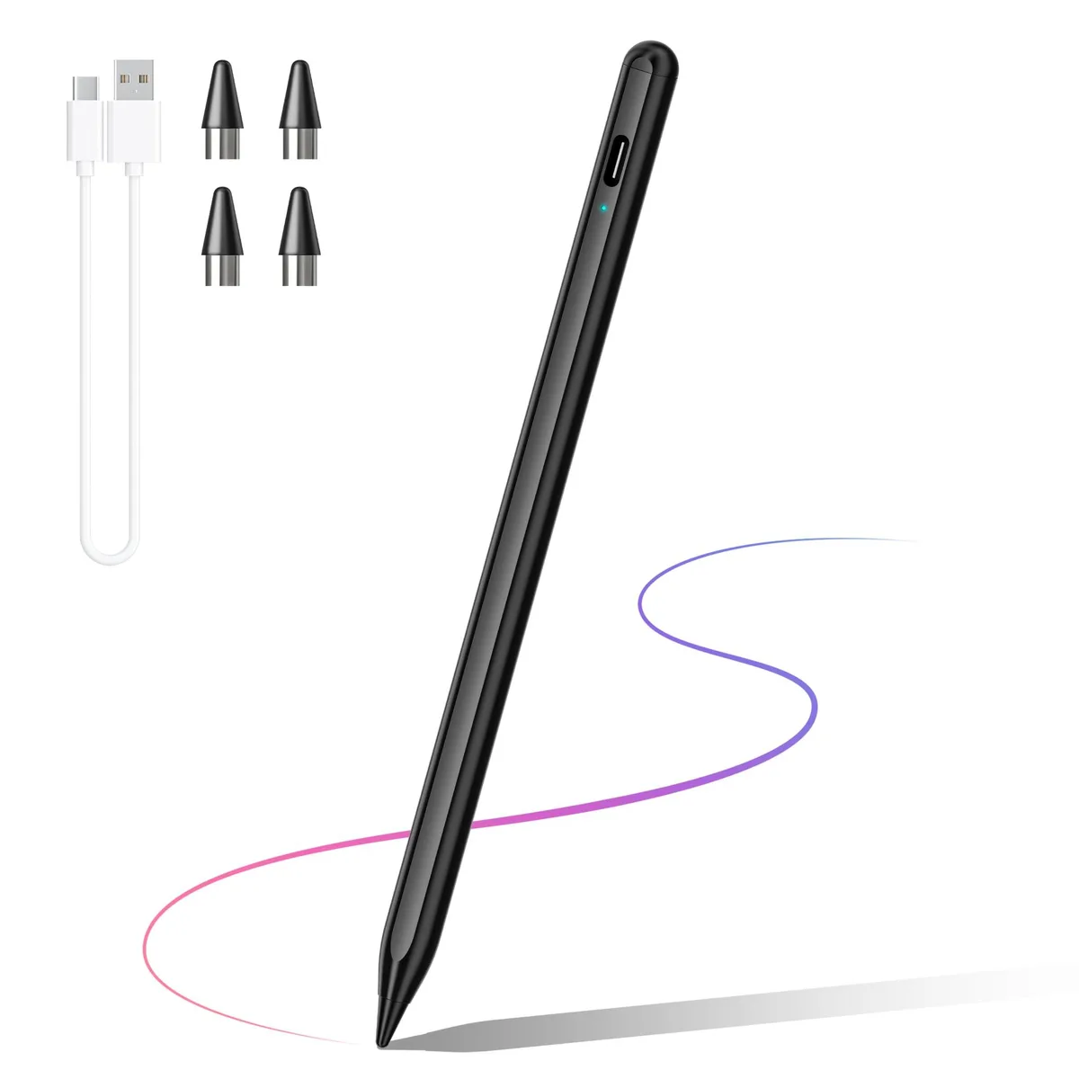  DRYMOKINI Stylus Pen Black 1.5 mm nib 2-Pack — product photo