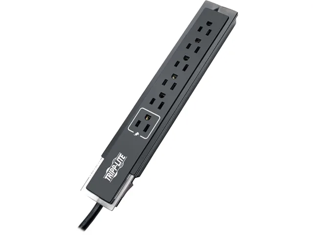 Tripp Lite Tripp Lite TLP606SSTELB 6-outlet 1440 J surge protector 6 ft — product photo