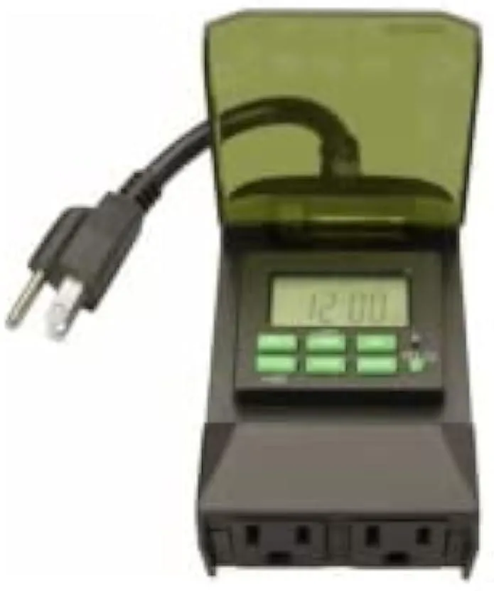 TAURKENAM TAURKENAM 50014 7-Day Outdoor Digital Timer power adapter — product photo