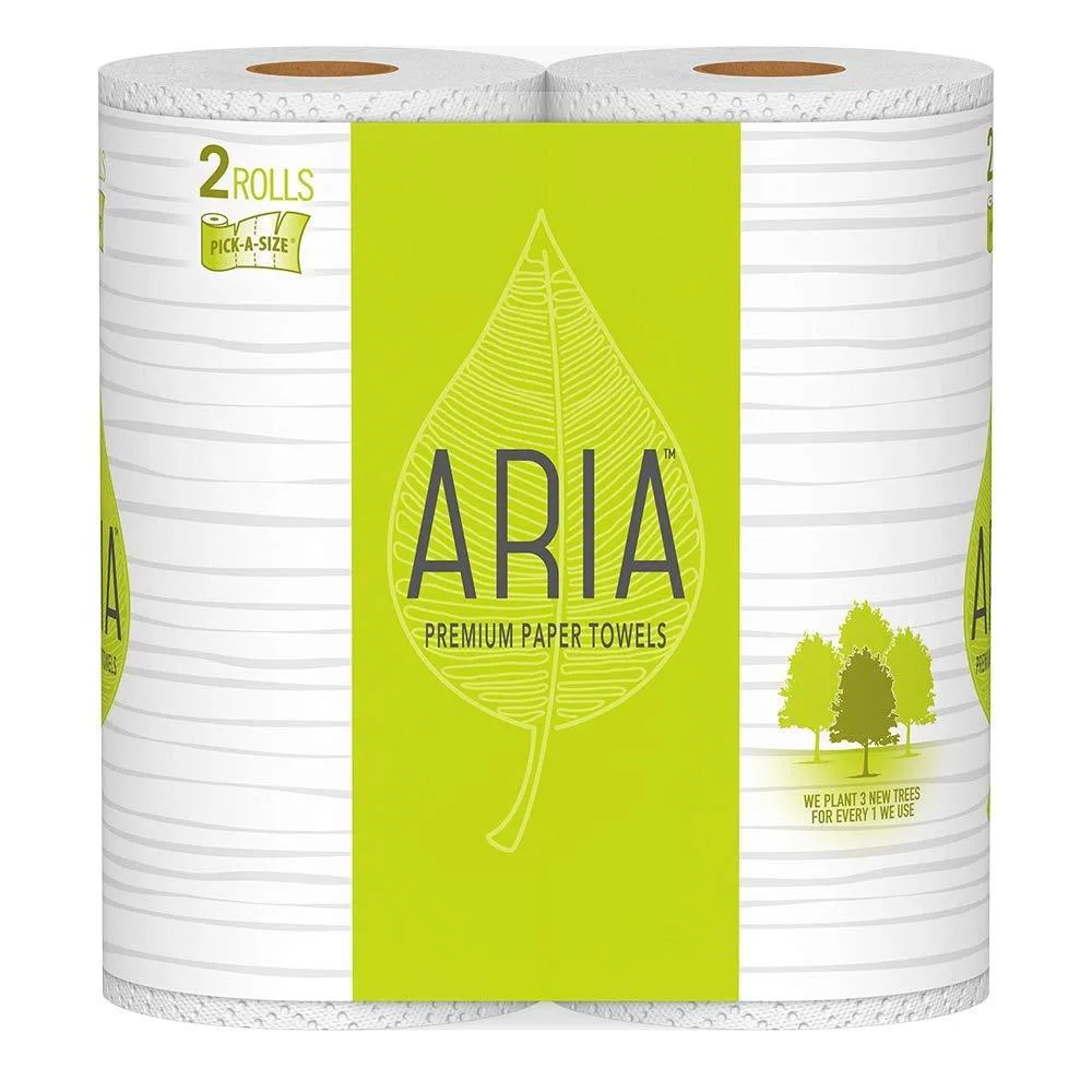  Baldwin Aria Premium Paper Towels 2-Count 138 Sheets White 10.5 in — product photo