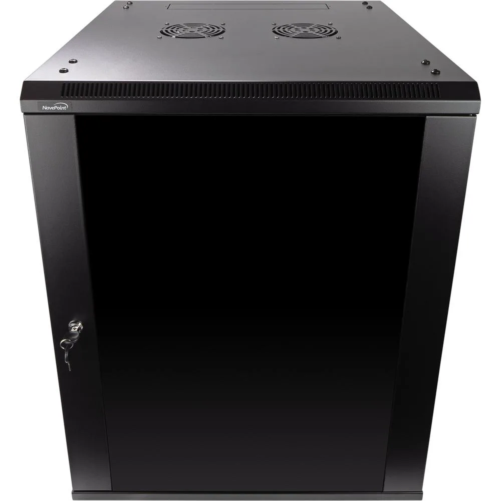 NavePoint NavePoint 15U Wallmount Server Rack 600mm Depth with Fans — product photo