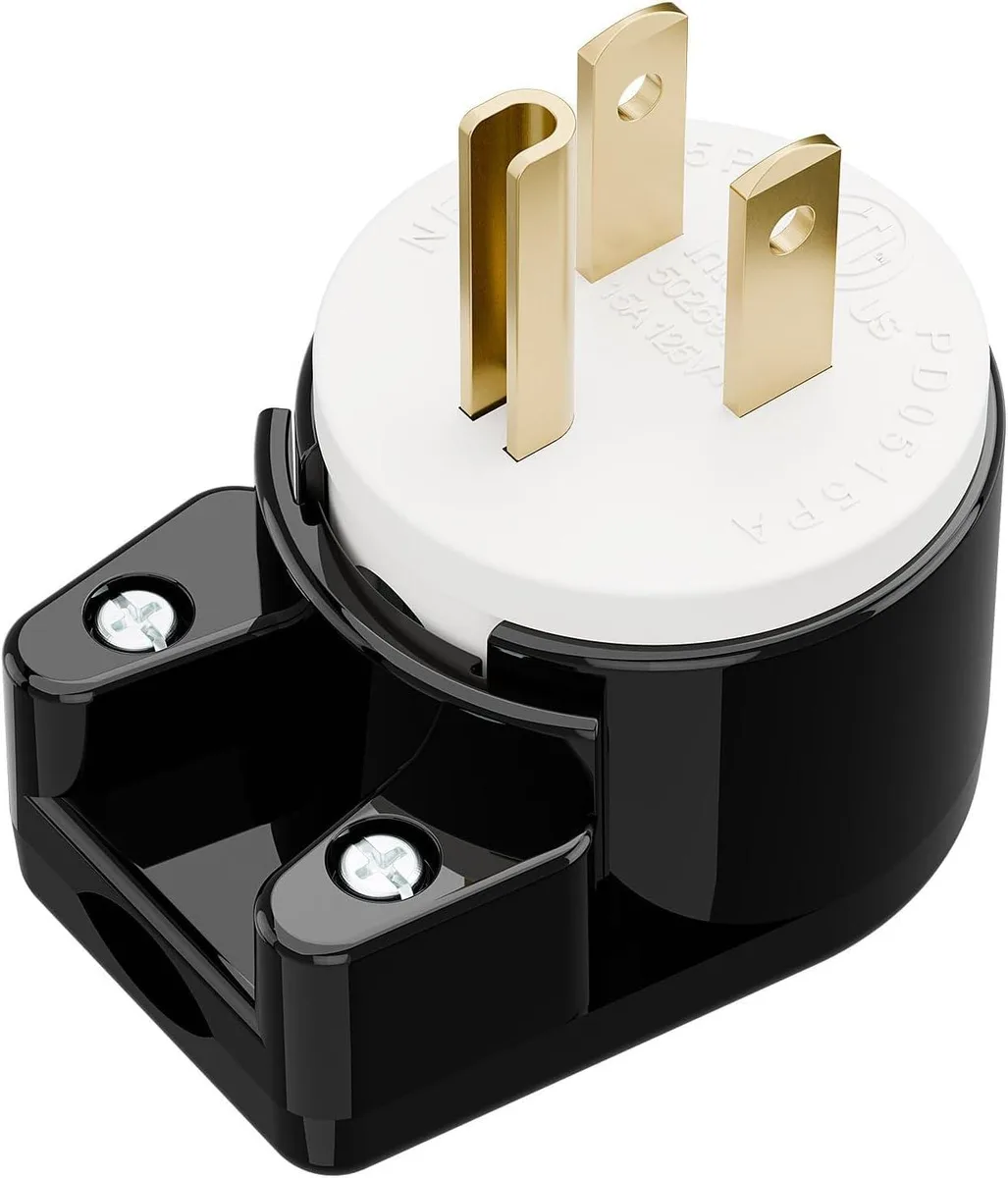 TeKit TeKit NEMA 5-15P 90° Elbow Plug Power Extension Cord — product photo