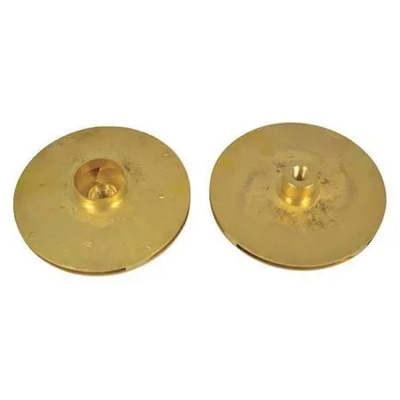 Two Dayton impeller cartridges, silver metal finish