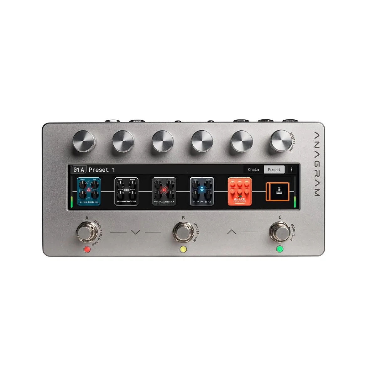 LORDWORLD LORDWORLD Anagram Bass Multi-Effects Pedal 50 Blocks USB-C NAM — product photo