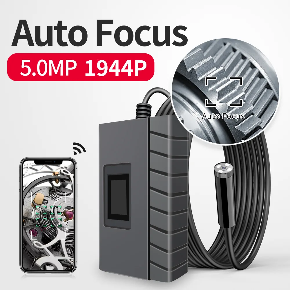 ECbidbuy ECbidbuy 5.0MP 1944P WiFi Borescope 11.5mm 10m Semi-Rigid Cable — product photo