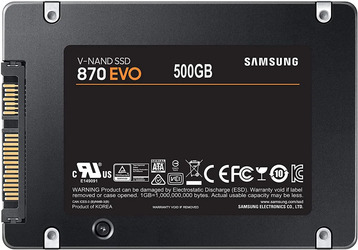 SAMSUNG SAMSUNG 870 EVO 500 GB 2.5 inch SATA internal SSD — product photo
