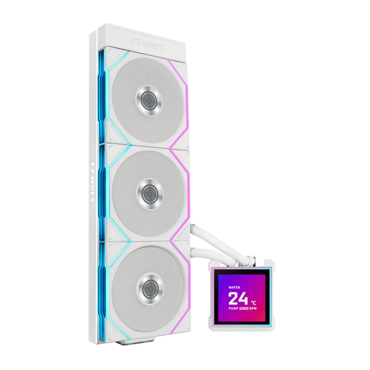Lian Li Lian Li Hydroshift II-LCD-S HS2LCDS36TW liquid cooler 360 mm white — product photo