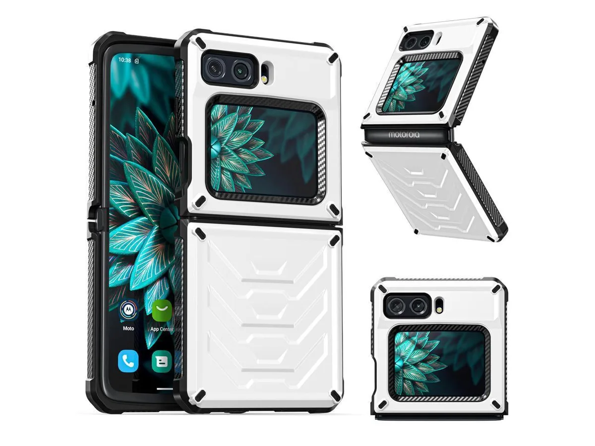 BONAEVER BONAEVER Motorola Moto Razr 2022 Phone Case White — product photo