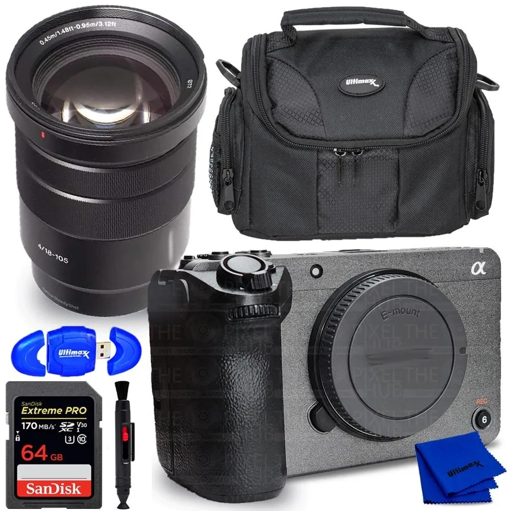 Sony Sony FX30 26.1MP APS-C Cinema Camera with 18-105mm f/4 Lens Kit — product photo