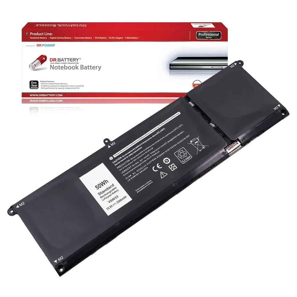 Dr. Battery Dr. Battery V6W33 laptop battery TN70C 11.25V 3640mAh — product photo