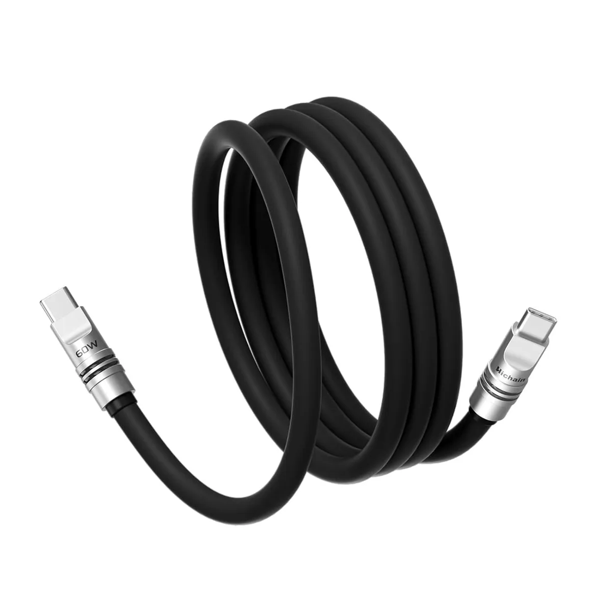Kootion Kootion USB-C to USB-C Cable 6.6 FT 60W Black — product photo