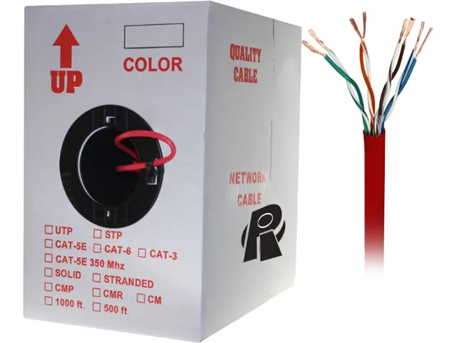Nippon Labs Nippon Labs 50CP-C6-ST-1K-RD 1000 ft Cat6 24AWG stranded network ethernet cable — product photo