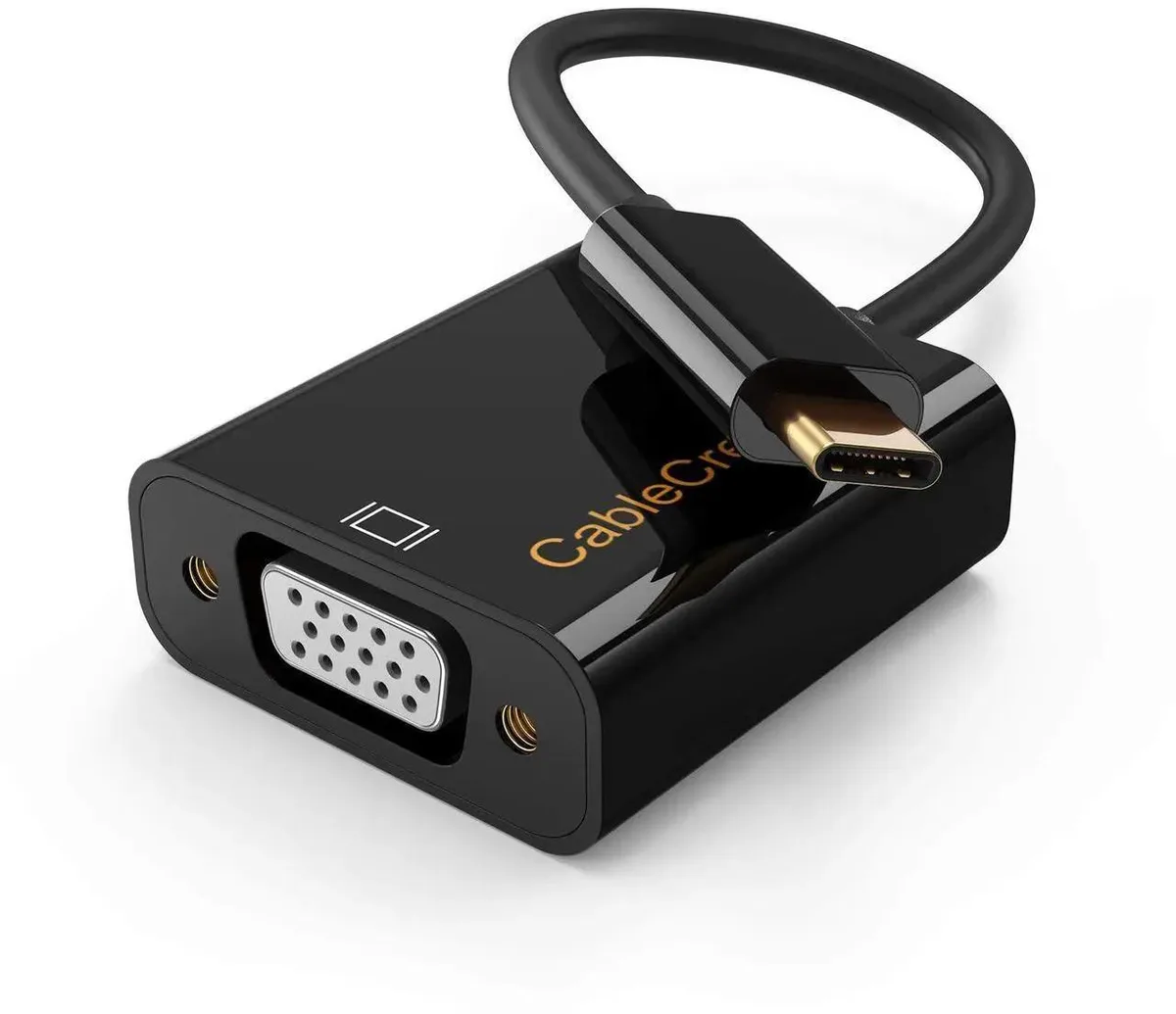 Vszerda Vszerda USB-C Male to VGA Female Adapter 1080P@60Hz Black — product photo