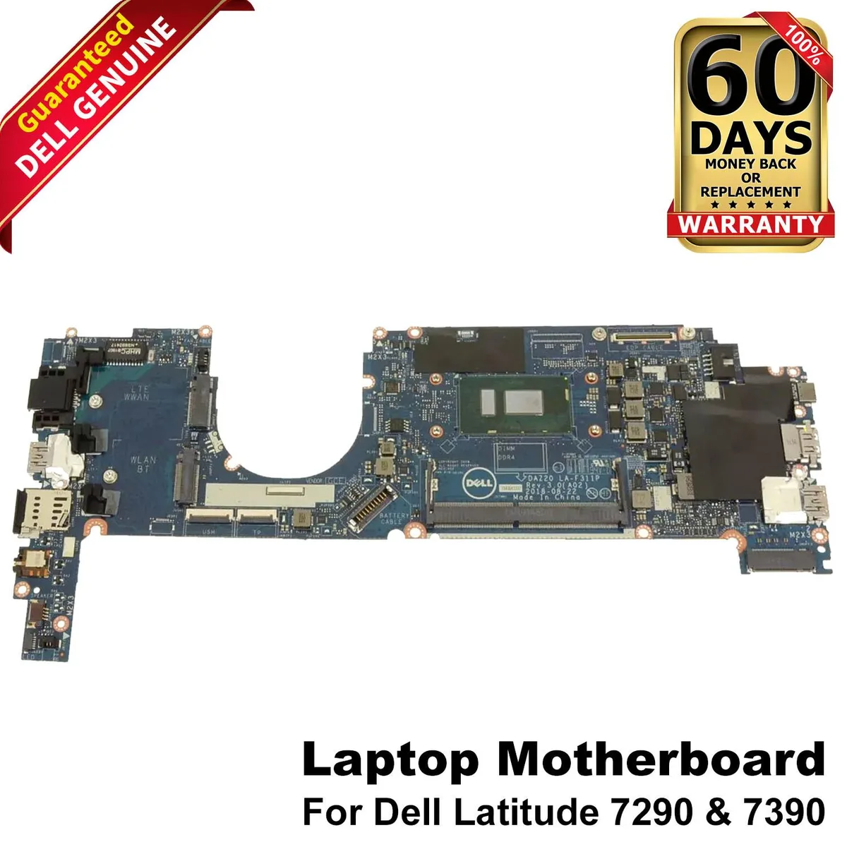 DELL DELL LA-F311P motherboard accessory for Latitude 7290 7390 i5-8350U 1.7GHz — product photo