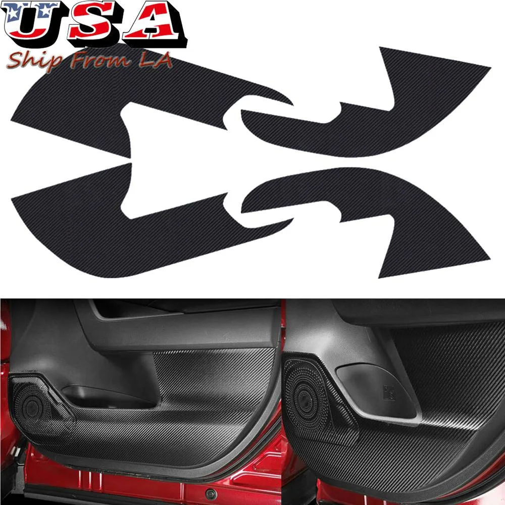 SIMPLEX TECHNOLOGY CO., LIMITED SIMPLEX TECHNOLOGY CO., LIMITED Carbon Fiber Door Kick Panel Cover 2020-2022 Toyota RAV4 4pcs — product photo