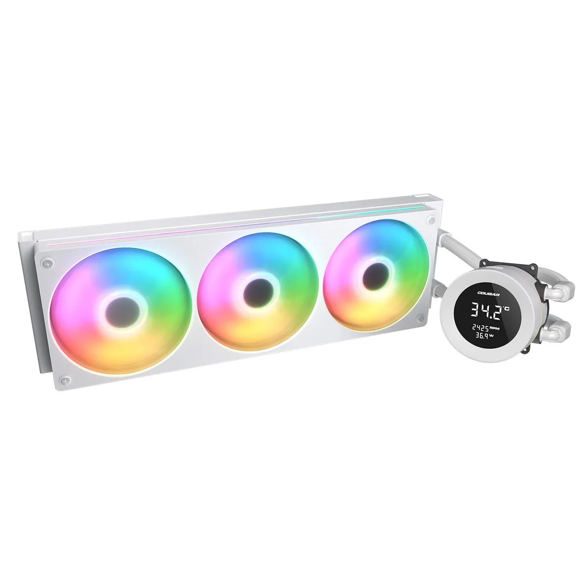 COUGAR COUGAR Poseidon Vistek ARGB 360 White liquid cooler — product photo