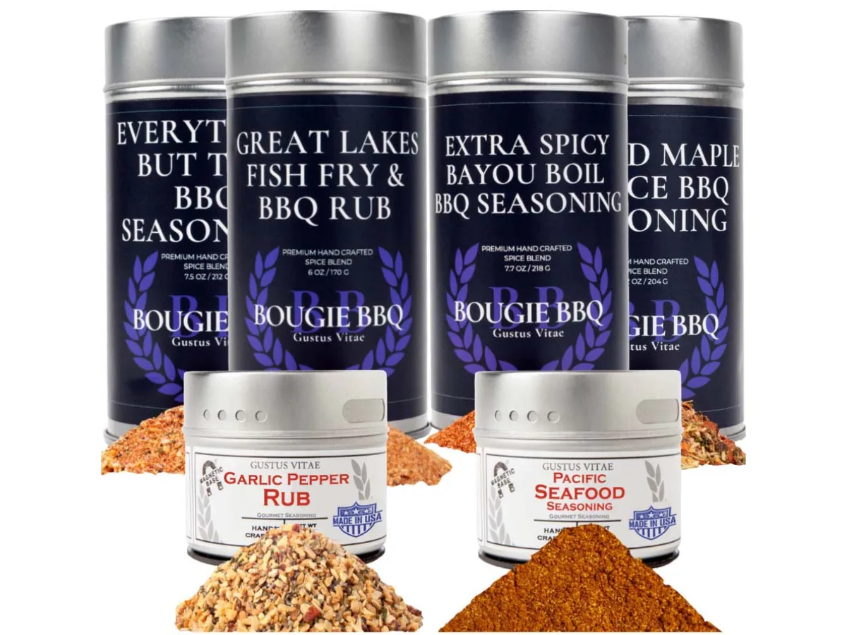 Gustus Vitae Condiments Gustus Vitae Condiments Superb For Seafood 6 Pack Seasoning Collection — product photo