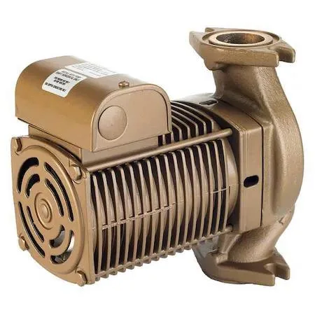 Armstrong circulating pump, flange connection, silver metal body