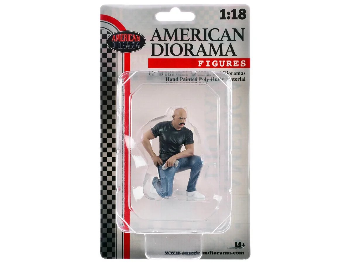 American Diorama American Diorama "Muscle Mechanics" Figure #6 1/18 Scale 2.75 Inch Hobby Collectible — product photo