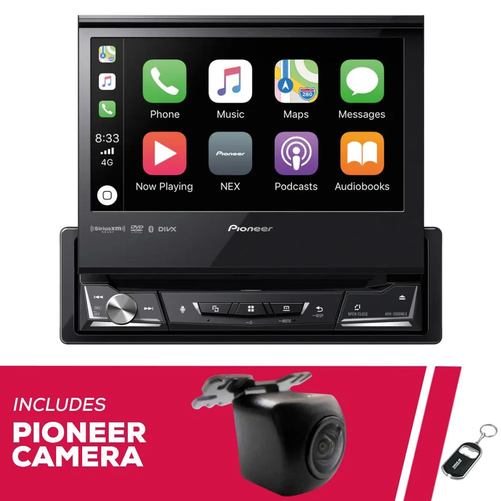Pioneer Pioneer AVH-3500NEX 6.94" 1-DIN DVD Receiver with NB-BC011 Camera — product photo