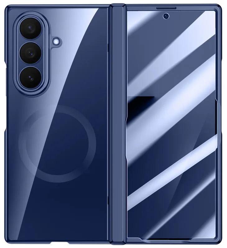Nakedcellphone Nakedcellphone Case for Samsung Galaxy Z Fold 7 with Screen &amp; Hinge Protection MagSafe Compatible Blue — product photo