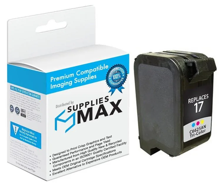 SuppliesMax SuppliesMax HP C6625AN Remanufactured Color Inkjet Cartridge 430 Pages — product photo