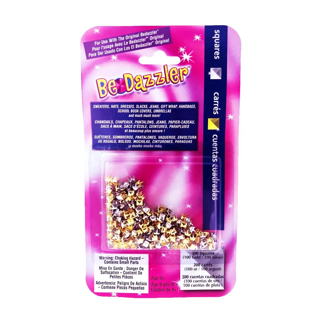 As Seen On TV As Seen On TV BDZQ2PK Educational Be-Dazzler Square Refill Gold Silver 400 pieces — product photo