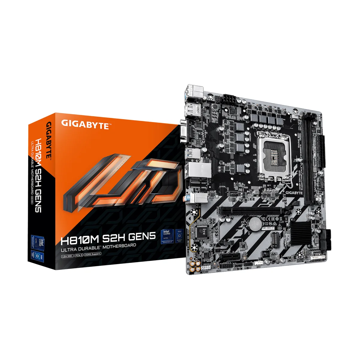 GIGABYTE GIGABYTE H810M S2H GEN5 Intel motherboard — product photo