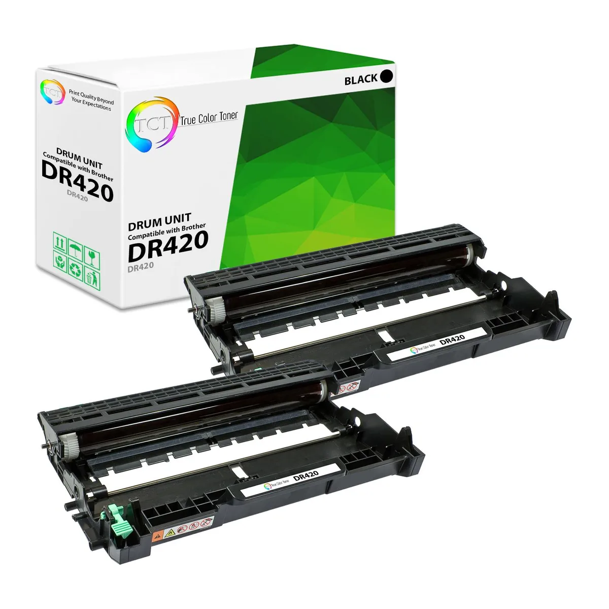 TCT TCT DR-420 Drum Unit 2 Pack Black 12000 Pages — product photo