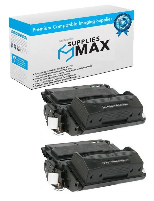 SuppliesMax SuppliesMax HEWQ1339AJD Jumbo Black Toner Cartridge 2 Pack 28000 Pages — product photo