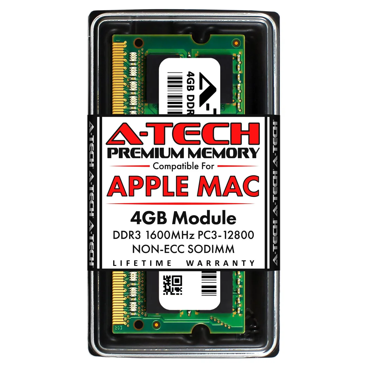 A-Tech A-Tech 4GB DDR3 1066MHz PC3-8500 SODIMM 204-Pin Memory Upgrade — product photo