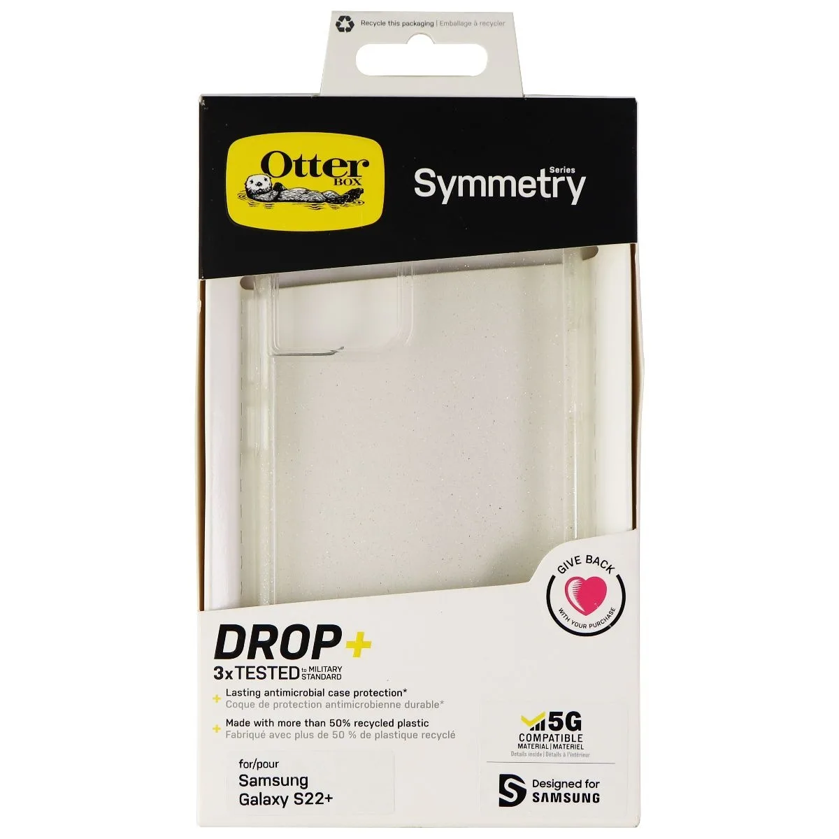 OtterBox OtterBox Symmetry Clear Case Samsung Galaxy S22+ Stardust — product photo