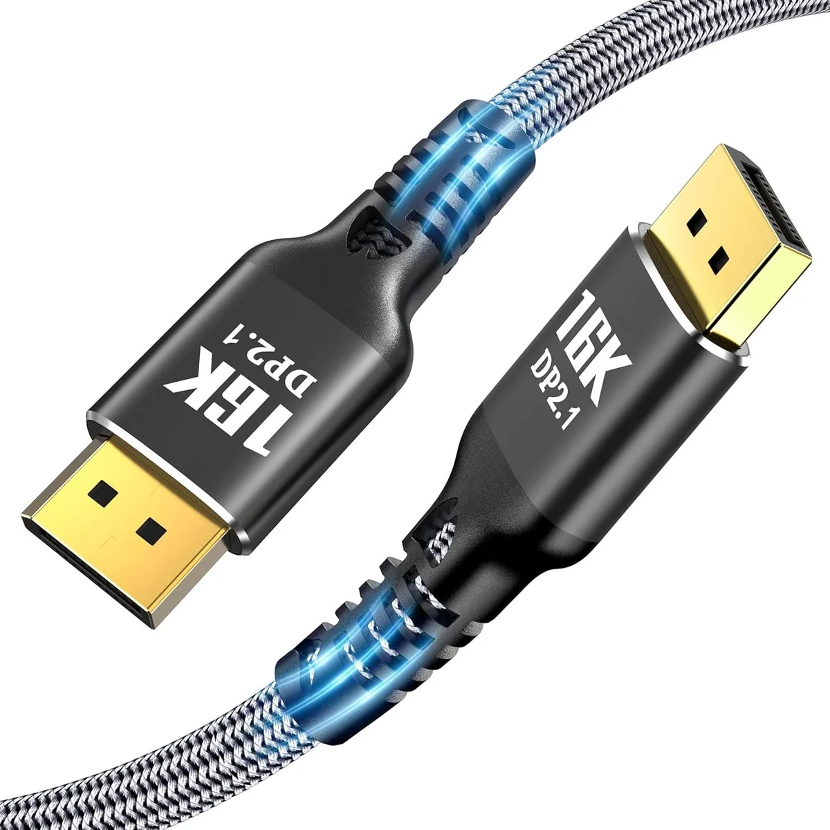 CableDeconn CableDeconn USB C to USB C cable 6.6FT 80Gbps DP 2.1 16K@60Hz 8K@120Hz 4K@240Hz HDR DSC1.2a — product photo