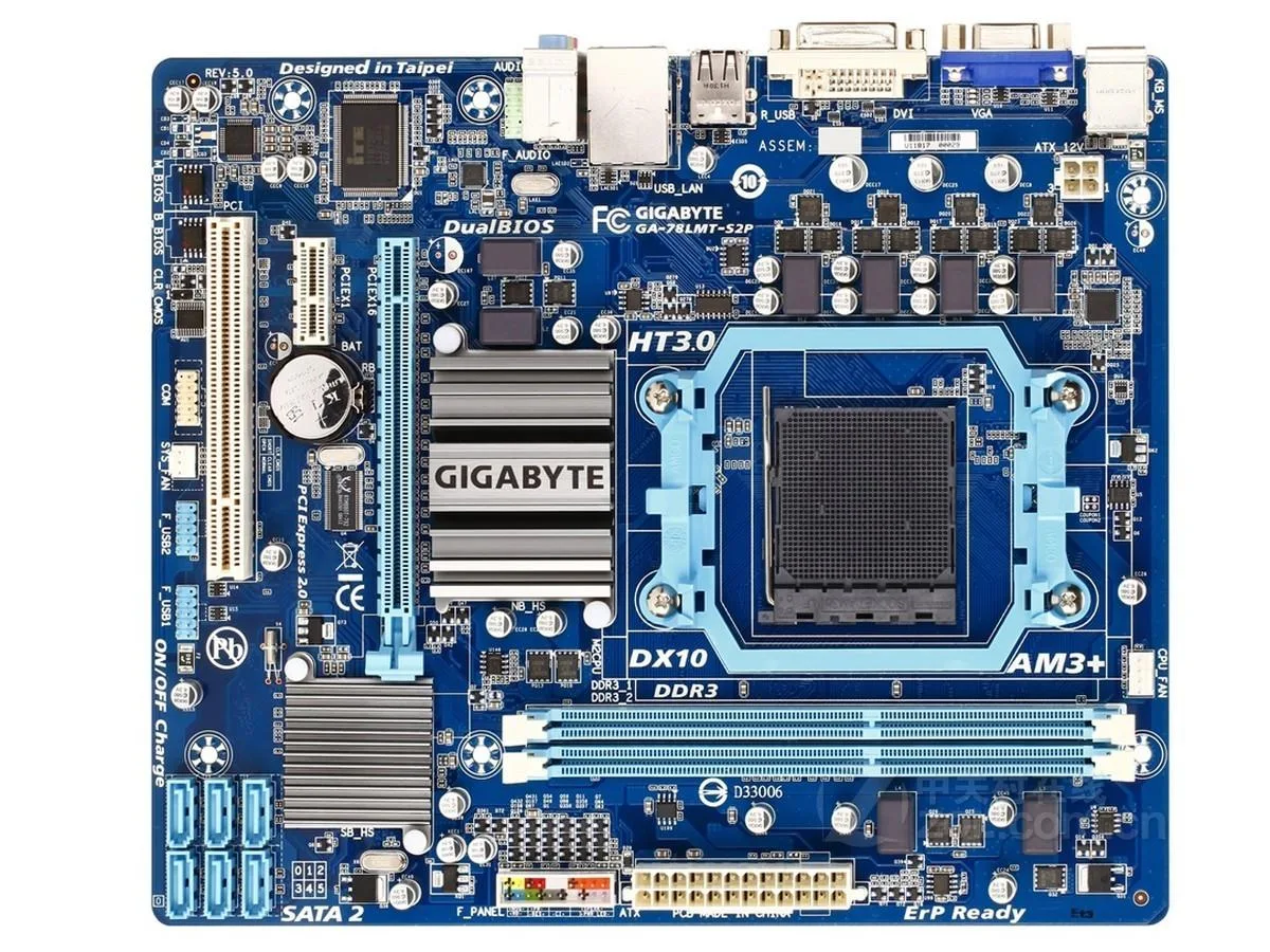 GIGABYTE GIGABYTE GA-78LMT-S2P (rev.5.0) AMD motherboard — product photo