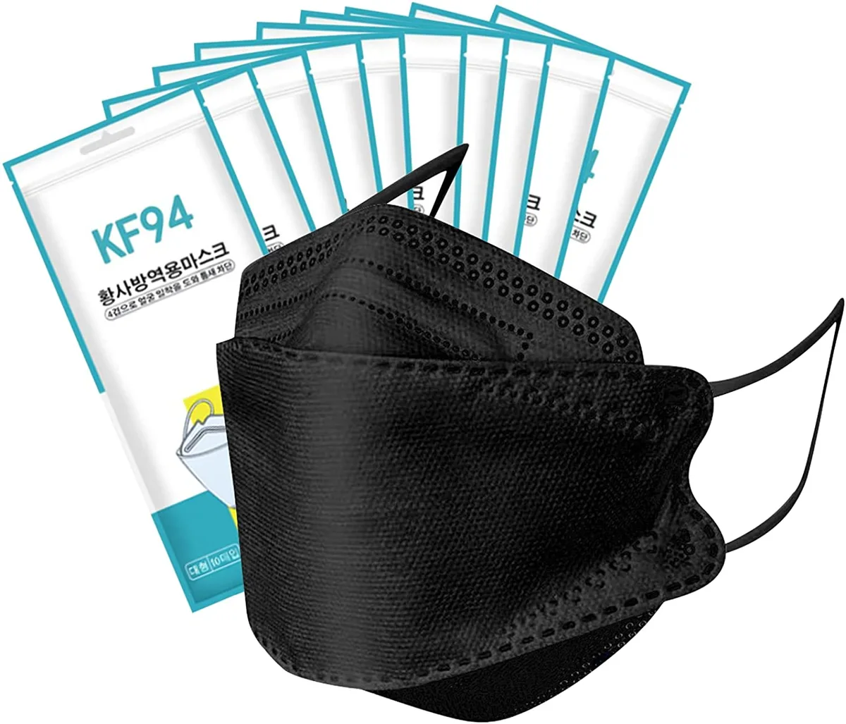 Ackmioxy Ackmioxy KF94 Black Adult Face Mask 100 Pack — product photo