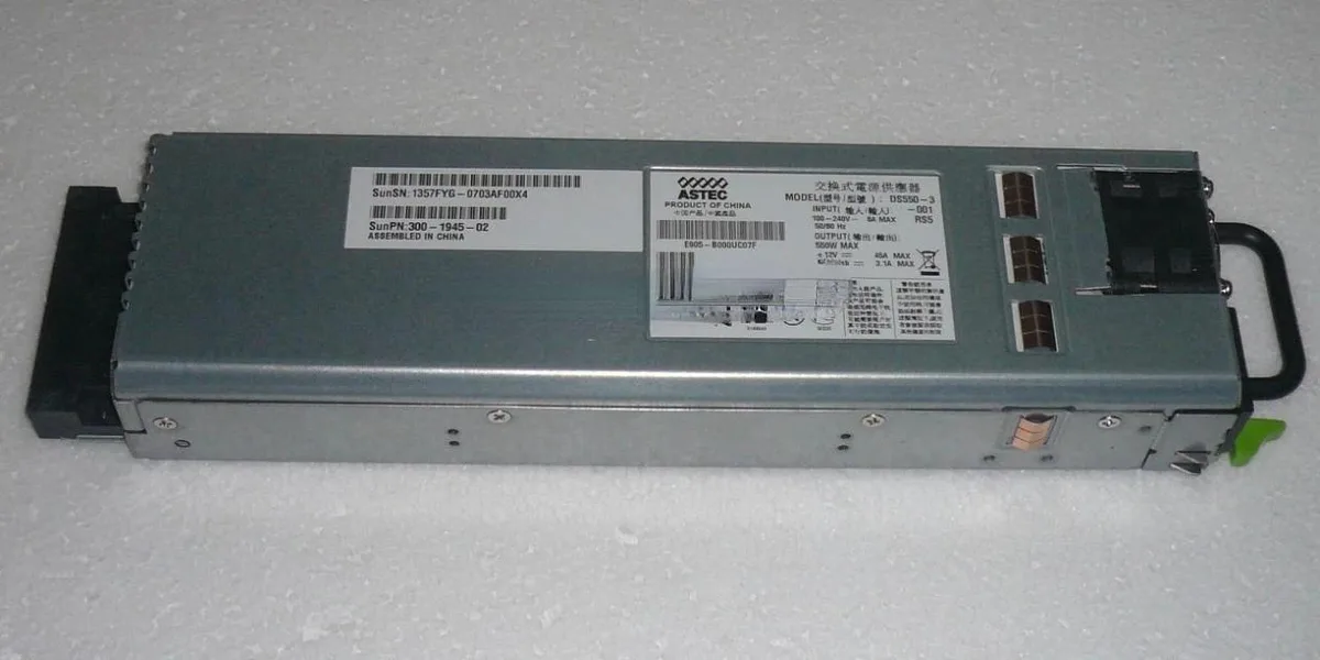 Supersuperuncle Supersuperuncle DS550-3 Server Power Supply for Sun 300-1945 V215 V245 V445 X4200 — product photo