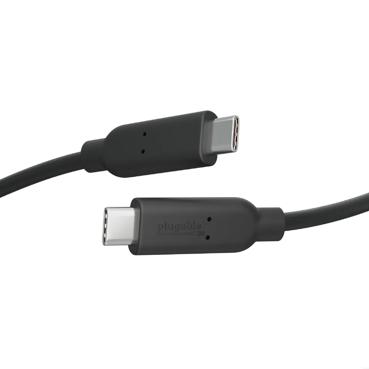 Plugable Technologies Plugable Technologies USBC-C100 3.3ft 10Gbps 5A USB-IF Certified USB C to USB C cable — product photo