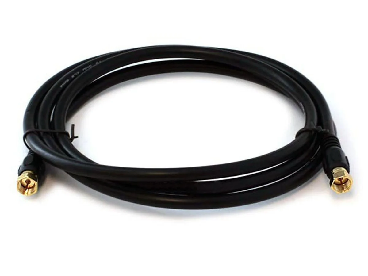 iMBAPrice iMBAPrice RG6 Coaxial Nail-in Cable Clips 10 Bags 1000 Pieces Black — product photo