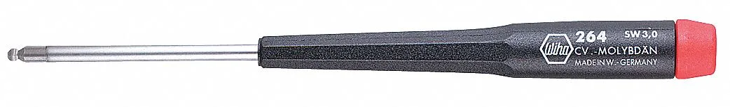 WIHA WIHA 26419 Precision Hex Screwdriver 5/64 in Round hand screwdriver — product photo