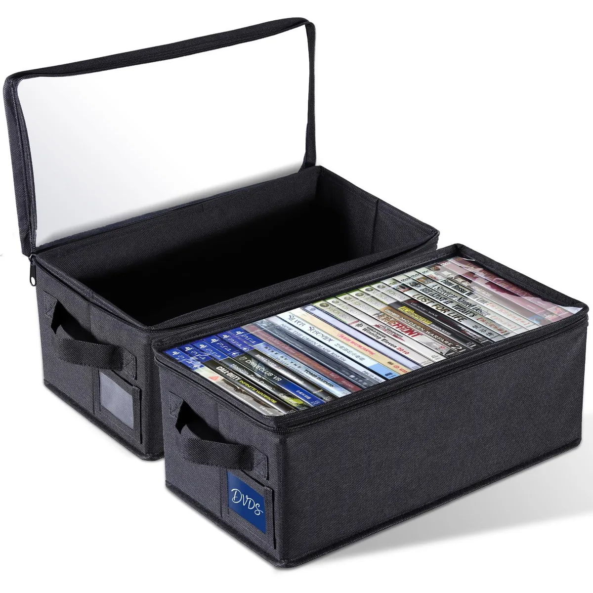  CCidea T-DVD DVD Storage Box 15.75" 27+ Capacity (2) — product photo