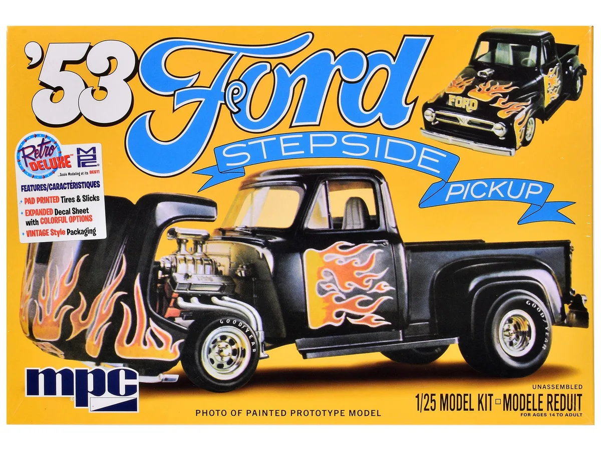 Mpc Mpc 1953 Ford Stepside Pickup Truck 1/25 Scale Model Kit — product photo