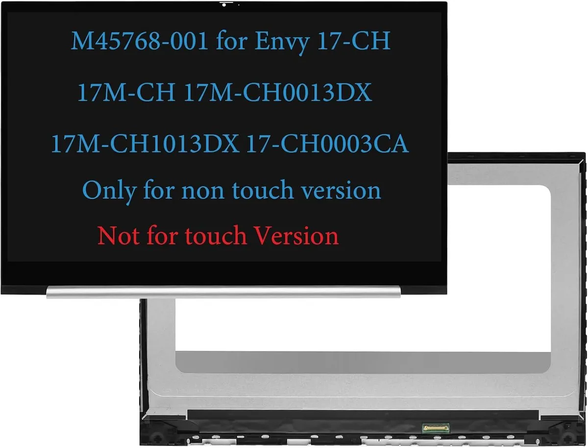 NUOLAISUN NUOLAISUN M45768-001 17.3" laptop screen replacement for HP Envy 17-CH — product photo