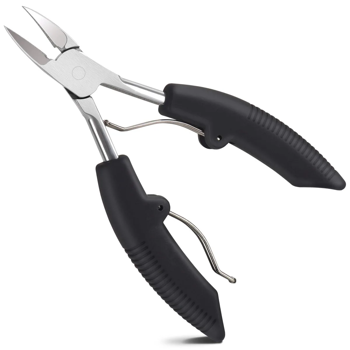  TEAORB Ingrown Toenail Clippers Stainless Steel Curved Black — product photo