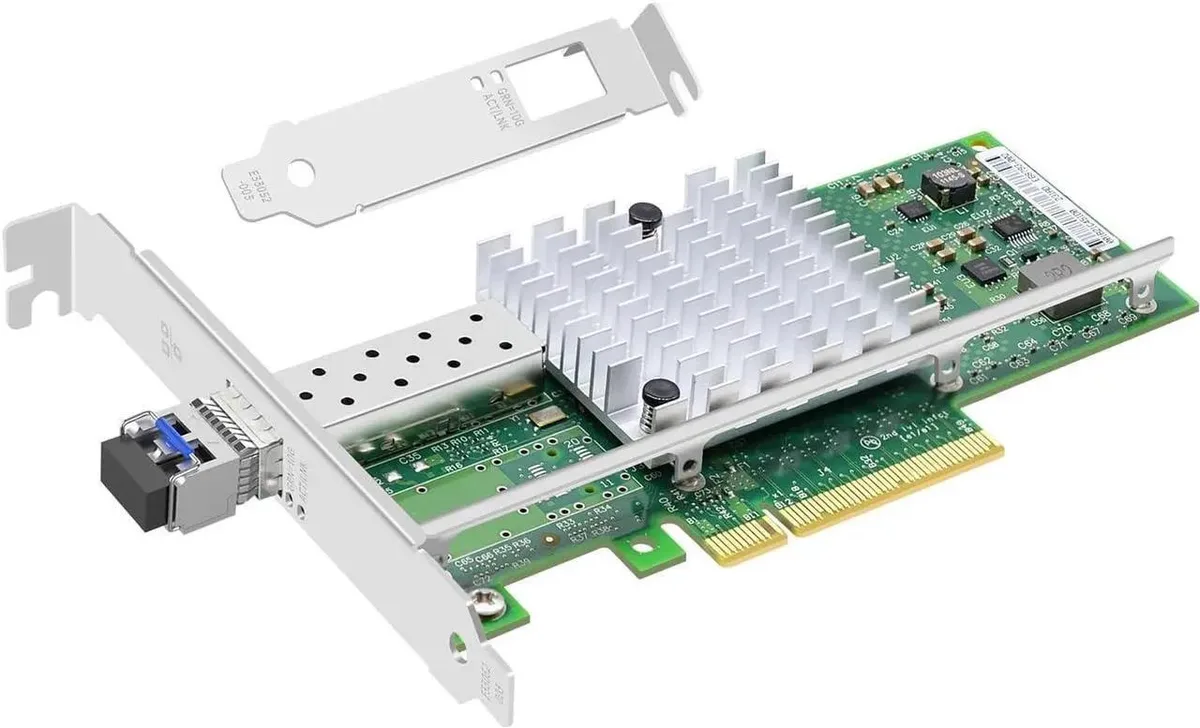 SMUGDESK SMUGDESK X520-SR1 10G SFP+ Fiber NIC Intel 82599 with 300m Multi-Mode Module — product photo