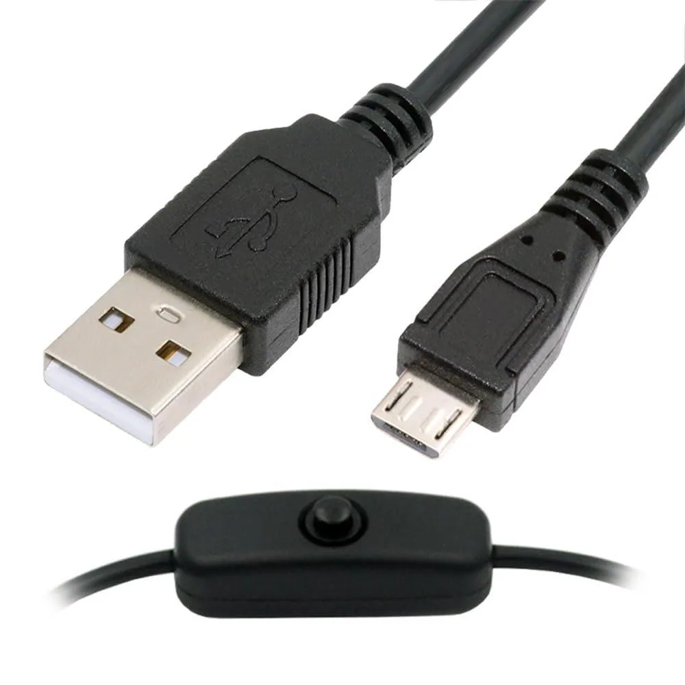 Fervit Fervit USB 2.0 Micro USB to Type-A Power Switch Cable 1.5m — product photo