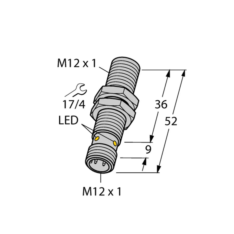 Turck Turck BI4-M12-RN6X-H1141 inductive sensor NPN — product photo